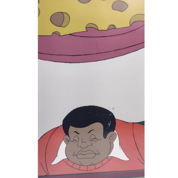 Fat Albert and The Cosby Kids Animation Cel Framed And Matted Cartoon Artwork - Picture 2 of 8